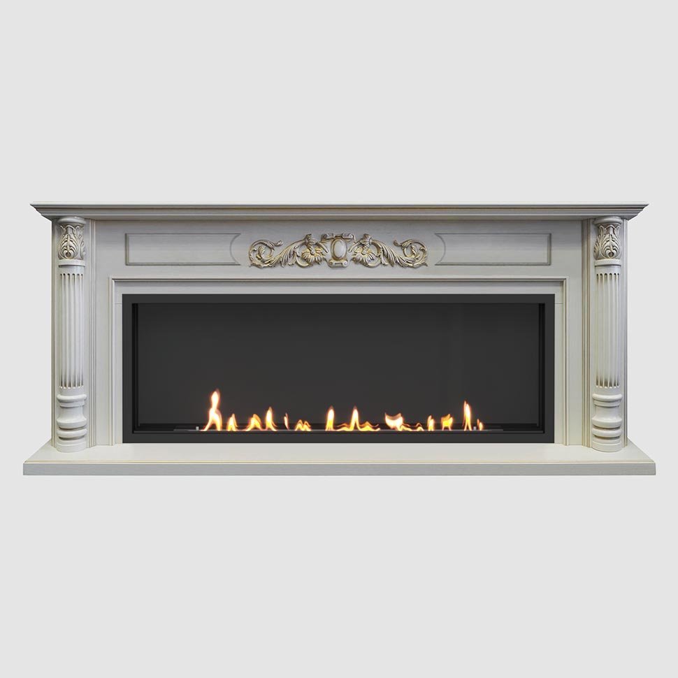 Встроенный портальный биокамин SteelHeat Oxford Long стемалит