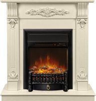 Каминокомплект Royal Flame Palermo SFT (Разборный) c очагом Fobos FX M Black RC слоновая кость