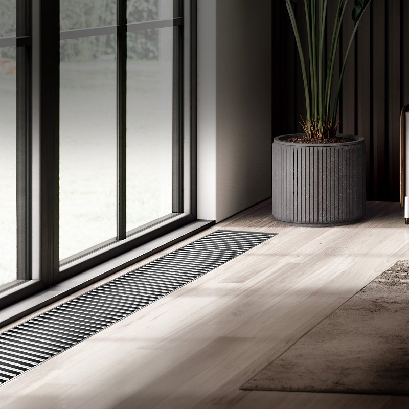 Внутрипольный конвектор Royal Thermo Atrium 150/400/2300-DG-U-NA