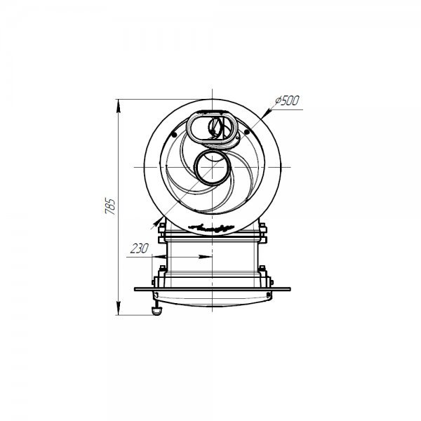 Печь банная PROMetall Атмосфера L в ламелях Талькохлорит наборный рисунок