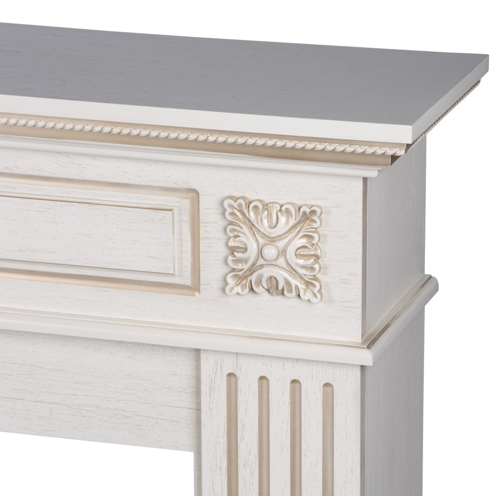 Портал Firelight Siena 42 слоновая кость с золотой патиной