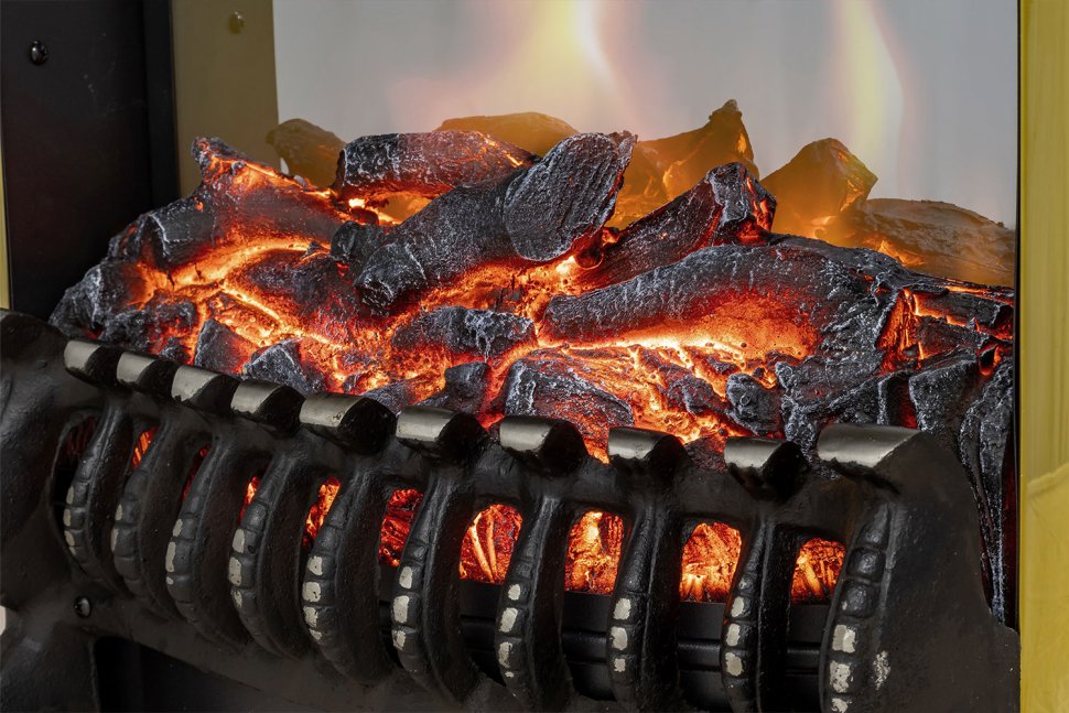 Каминокомплект Royal Flame Barcelona (Разборный) Дуб галифакс c очагом Fobos FX M Brass