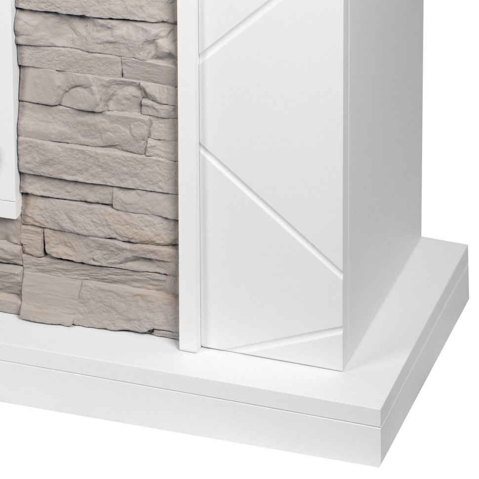 Каминокомплект Firelight Miami 25 с очагом Electrolux EFP/P-2520LS N белый/серый