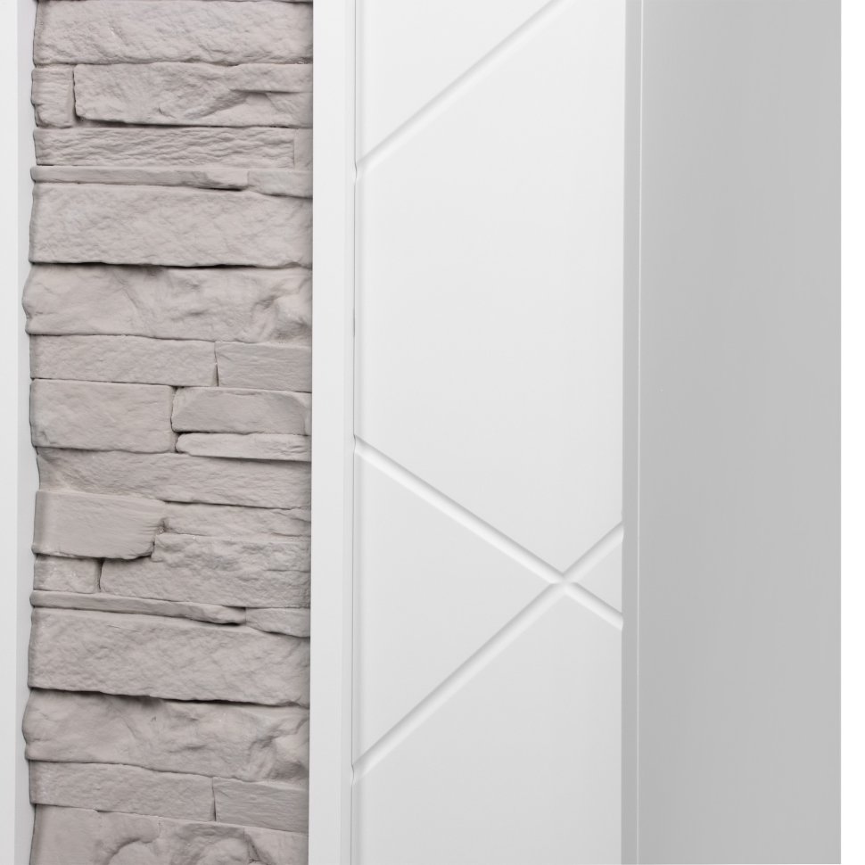 Каминокомплект Firelight Miami 25 с очагом Electrolux EFP/P-2520LS N белый/серый