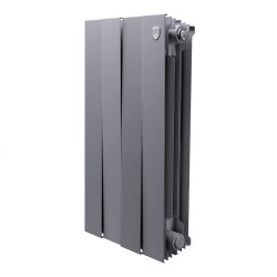 Биметаллический радиатор отопления Royal Thermo PianoForte 500 серебристый 4 секции