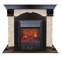 Каминокомплект RealFlame Dublin LUX STD/EUG DN с очагом Majestic s Lux Black/Brass