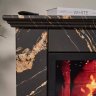 Каминокомплект Хорошие Камины Марс XL с очагом Феникс мрамор черный