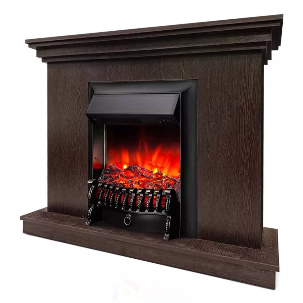Каминокомплект Хорошие Камины Марс с очагом RealFlame Fobos Lux Black венге
