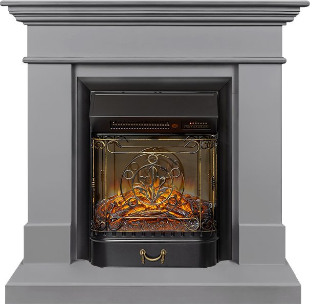 Каминокомплект Royal Flame California STD CRM (Разборный) с очагом Majestic FX M Black RC санд грей
