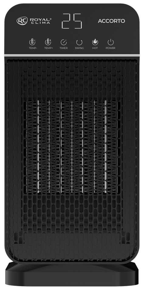 Электрический тепловентилятор Royal Clima RFH-AC2000DC-GR Accorto
