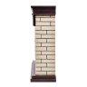 Каминокомплект Firelight Bricks 30 с очагом Electrolux EFP/P-3020LS N камень бежевый/шпон темный дуб