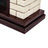 Каминокомплект Firelight Bricks 30 с очагом Electrolux EFP/P-3020LS N камень бежевый/шпон темный дуб