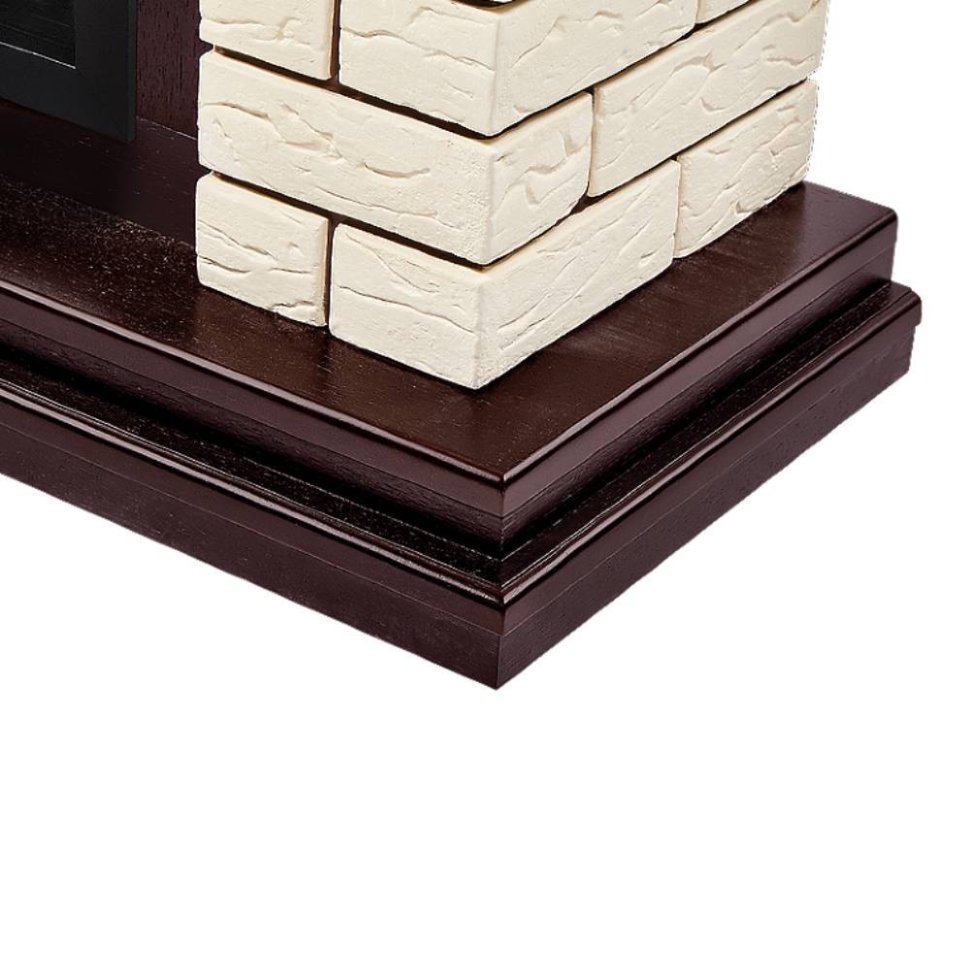 Каминокомплект Firelight Bricks 30 с очагом Electrolux EFP/P-3020LS N камень бежевый/шпон темный дуб