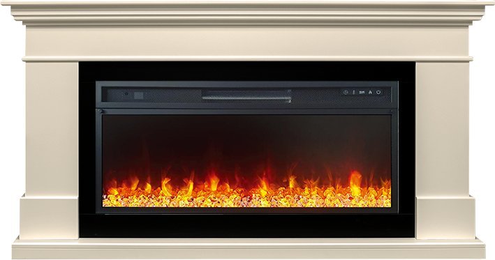 Каминокомплект Royal Flame California с очагом Vision 42 LED слоновая кость (Высота 860)