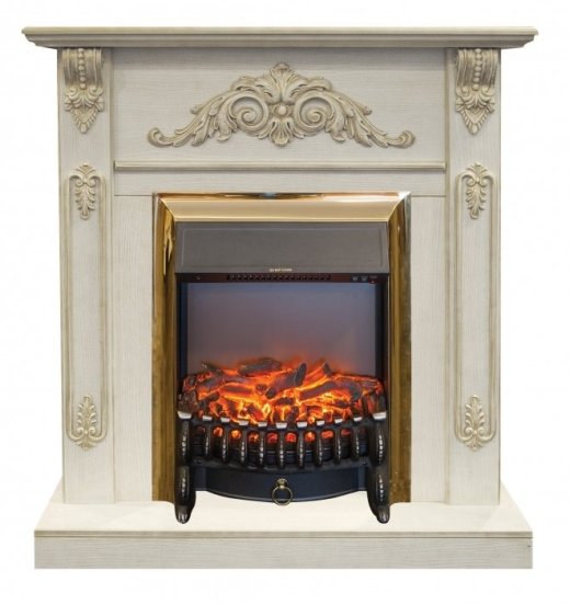 Каминокомплект RealFlame Anita STD/EUG WTG с очагом Fobos Lux Brass S
