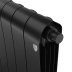 Биметаллический радиатор отопления Royal Thermo Infinity 500 VR80 6 секций Noir Sable