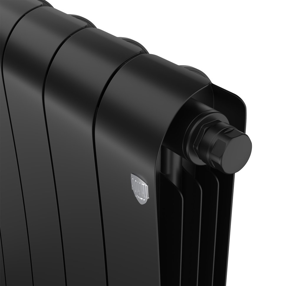 Биметаллический радиатор отопления Royal Thermo Infinity 500 VR80 6 секций Noir Sable