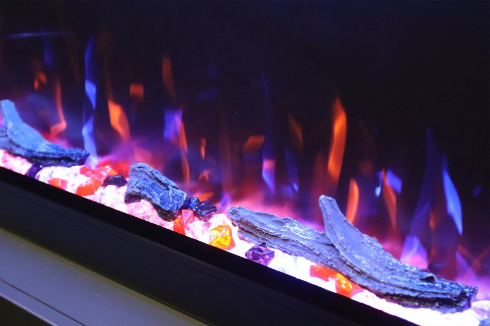 Каминокомплект Royal Flame California с очагом Crystal 40 RF слоновая кость (Высота 860)