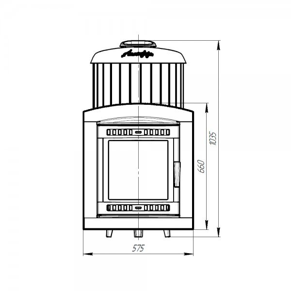 Печь банная PROMetall Атмосфера XL в ламелях Окаменевшее дерево наборный рисунок