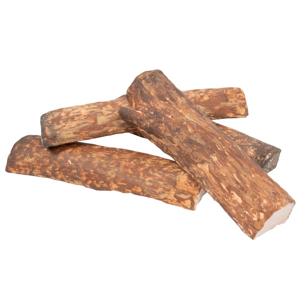 Тумба с биокамином Firelight BFP/P-1400L белый+набор керамических дров сосна