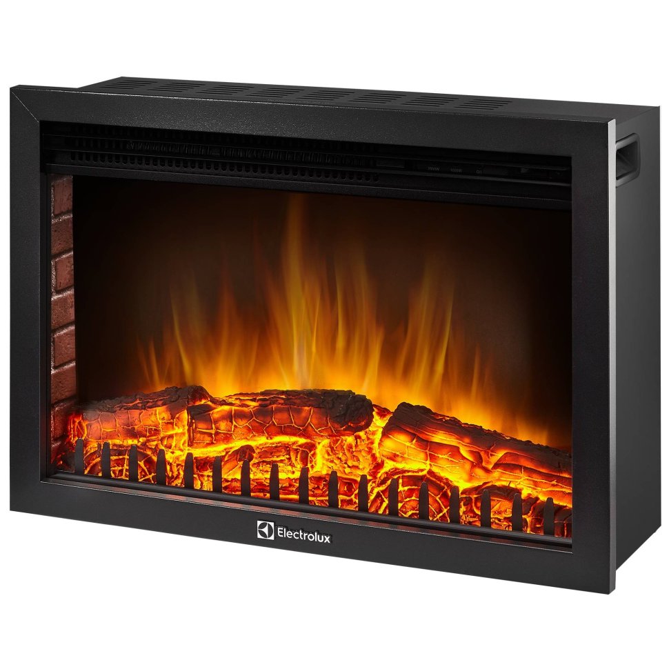 Каминокомплект Firelight Bricks 25 с очагом Electrolux EFP/P-2520LS камень темный/шпон венге