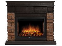 Каминокомплект Firelight Bricks 25 с очагом Electrolux EFP/P-2520LS камень темный/шпон венге