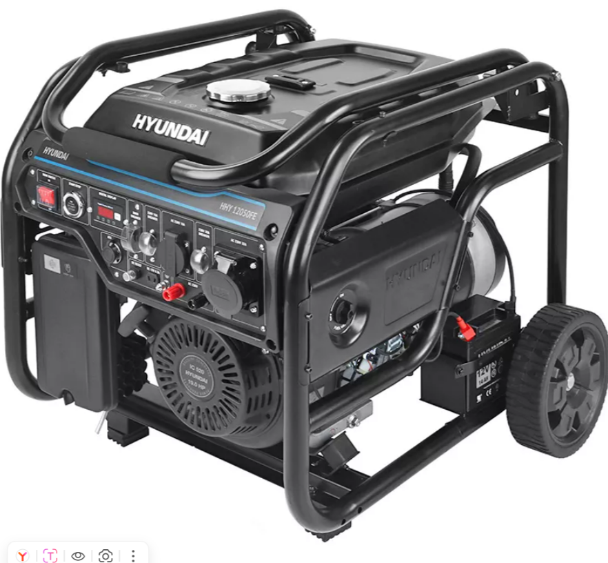 Генератор бензиновый Hyundai HHY 12050FE