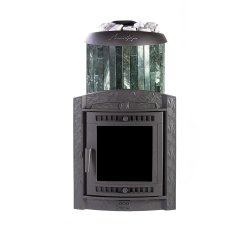 Печь банная PROMetall Атмосфера XL в ламелях Змеевик наборный рисунок