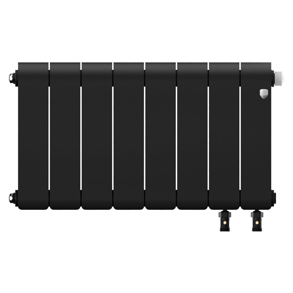 Биметаллический радиатор отопления Royal Thermo Infinity 300 Noir Sable VR80 8 секций