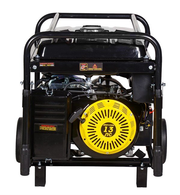 Бензиновый электрогенератор Huter DY6500LX с колесами