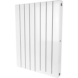 Биметаллический радиатор отопления Rifar Supremo 800 боковое подключение 9 секций белый RAL 9016