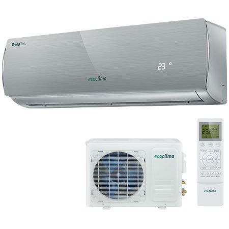 Сплит-система Ecoclima EC/I-12QC/ECW/I-12QCG Wind Line Inverter (Silver)