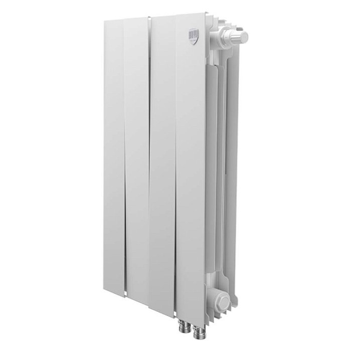 Биметаллический радиатор отопления Royal Thermo PianoForte 500 VDR80 4 секции Bianco Traffico