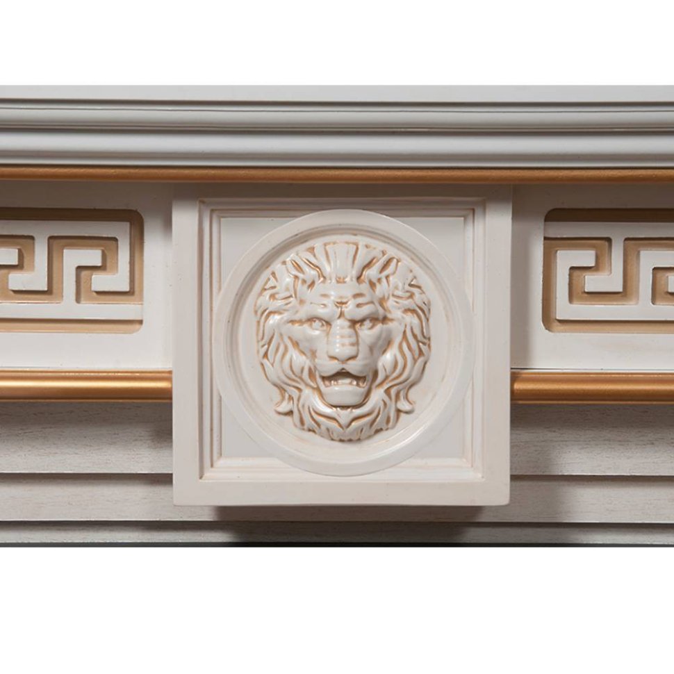 Портал Firelight Vittoriano 30 белёный дуб с золотой патиной