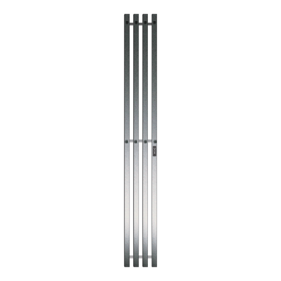 Электрический полотенцесушитель Primoclima Sol Q C E Graphite 150*18 4