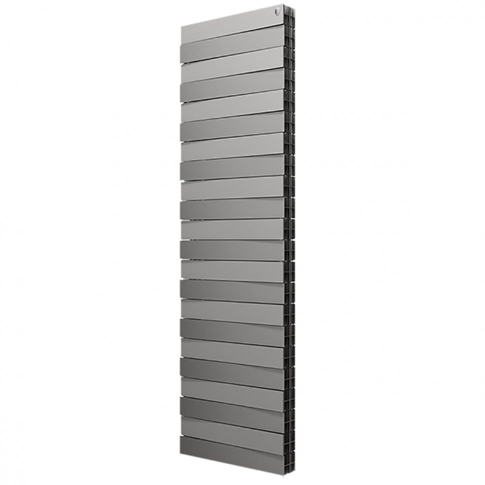 Биметаллический вертикальный радиатор Royal Thermo Piano Forte Tower Silver Satin 22 секции