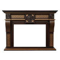 Портал Firelight Vittoriano 30 темный дуб с золотой патиной