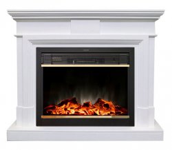 Каминокомплект RealFlame Marco 26 с очагом Moonblaze Lux Brass