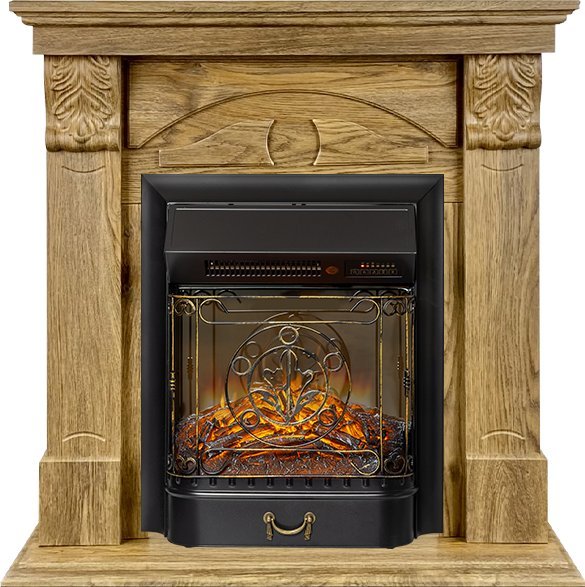 Каминокомплект Royal Flame Dublin RUSTIC (Разборный) с очагом Majestic FX M Black RC дуб натуральный