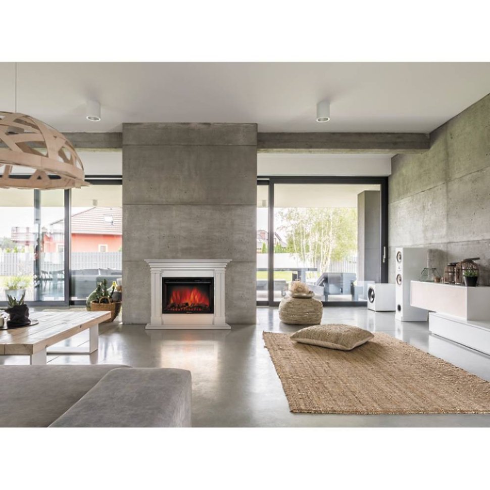 Каминокомплект Firelight Castello 30 с очагом Electrolux EFP/P-3020LS белый