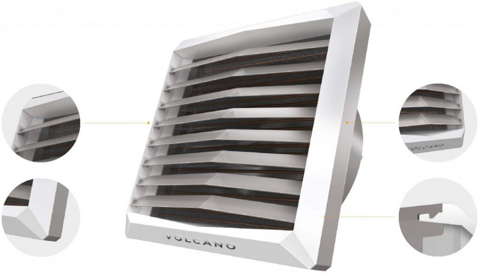 Водяной тепловентилятор Volcano VR1 AС 30 кВт