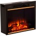 Каминокомплект Interflame Экстер угловой темный дуб с очагом Sirius 30 LED FX Brass