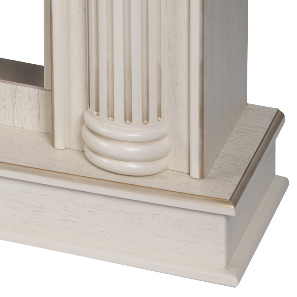 Каминокомплект Electrolux EFP/P-3620LS портал Olympia 42/40/36 сл. кость с зол. патиной