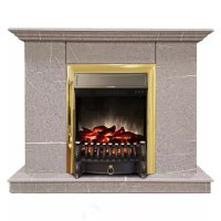 Каминокомплект Хорошие Камины Марс с очагом RealFlame Fobos Lux BR S мрамор