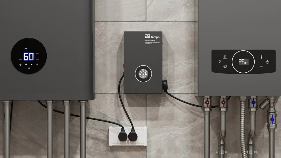 Инверторный стабилизатор напряжения E8 tempo PVS-550VA